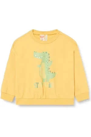 Koton Babyboy Dinosaur Printed Long Sleeve Crew Neck Brushed Interior Cotton