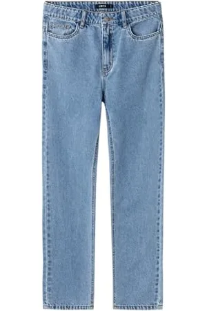 NAME IT Mädchen Nlfkizza DNM Hw Mom Pant Noos Jeanshose, , 164 EU
