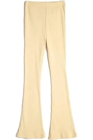 Koton Girls Basic Leggings Ribbed Elastic Waist Soft Touch