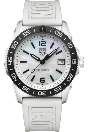 Luminox Herren Analog Schweizer Quarzwerk Uhr mit Silikon Armband XS.3128M.Set