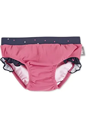 Sterntaler Unisex Kinder Mädchen Badehose Kinder Rüsche Badehose UV-Schutz 50+ , 74/80