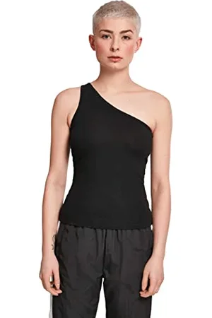 Urban classics Damen Ladies Asymmetric Sport Tank Top, , Medium (Herstellergröße: M)