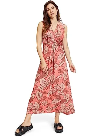 Cartoon Damen Maxikleid ohne Arm ,40