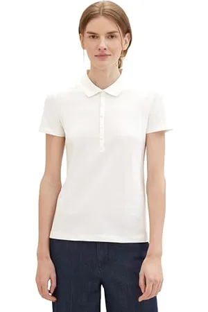 TOM TAILOR Damen Basic Polo Shirt, , XXXL