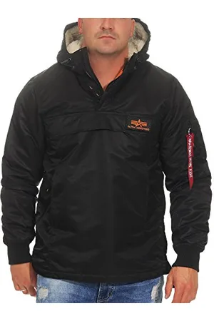 Alpha Industries Herren HPO Anorak, Black, Small