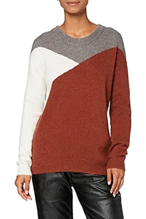SPARKZ COPENHAGEN Damen Aima Block Knit Pullover, Mehrfarbig, 38 (Herstellergröße: Large)