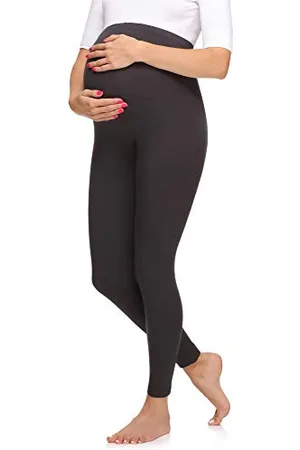 Merry Style Damen Lange Umstandsleggings aus Viskose MS10-297 ( , XL)
