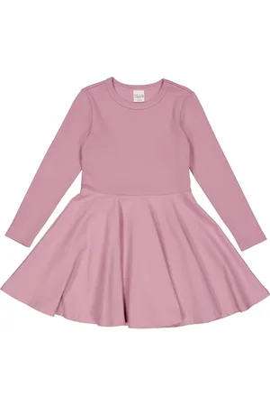 Green Cotton Alfa Swing l/s Dress