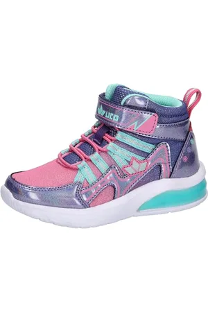 LICO Blinky Girl Sneaker, Rosa/Lila/Türkis, 31 EU