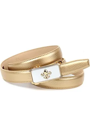 Anthoni Crown Damen Ledergürtel Gürtel, , 110