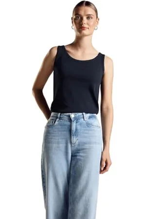 Street one Geripptes Top