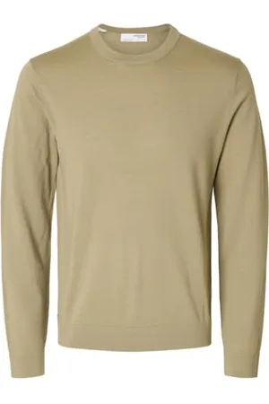 SELECTED Male Pullover mit Rundhalsausschnitt 100% Merinowoll