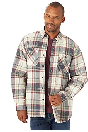 Wrangler Herren Long Sleeve Sherpa Lined Shirt Jacket Hemd, , L