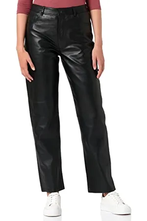 JJXX JACK & JONES Damen Jxgrace Straight Hw Leather Pants Noos Pants, , M
