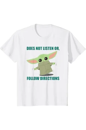 STAR WARS Kinder The Mandalorian Grogu Does Not Listen T-Shirt
