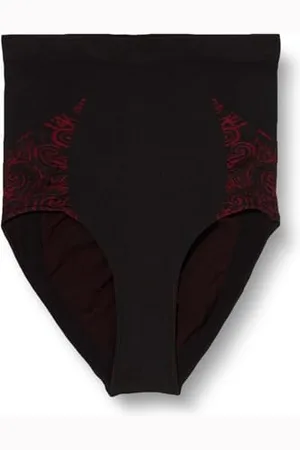 BELLY CLOUD Damen Shape-Slip Jaquard Nadelstreifen, figurformend, Seamless Miederslip, , 48 (Herstellergröße: XL)