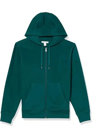 Amazon Herren Fleece-Kapuzenpulli mit durchgehendem Reißverschluss (erhältlich in den Größen Big & Tall), , XS