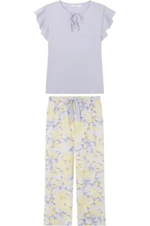 Women secret Damen floral 1% Cotton Pyjamas Pyjamaset, L