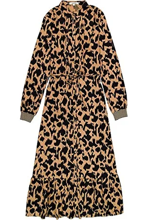 Garcia Damen Dress Kleid, Black, XXL