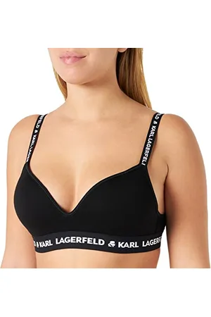 Karl Lagerfeld Damen Damen Logo Padded Bra Büstenhalter, , M