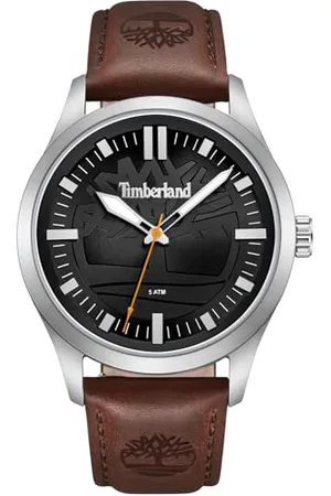 Timberland Herren Analog Quarz Uhr mit Leder Armband TDWGA0029602
