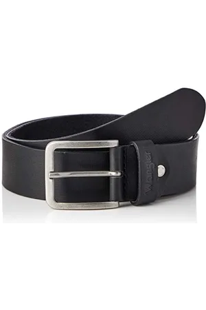 Wrangler Mens Structured Belt, Black, 85