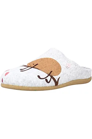 HOT POTATOES MUSAU, Hausschuh Damen, Gris, 36 EU