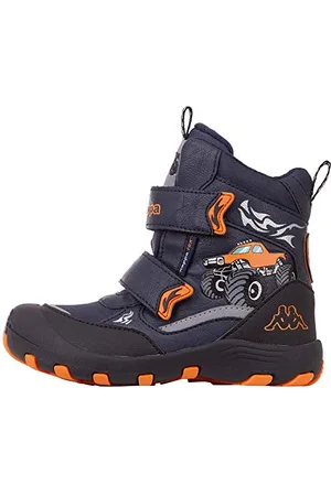 Kappa Jungen Big Wheel Tex Kids Klassische Stiefel 6744, Navy Orange, 27 EU