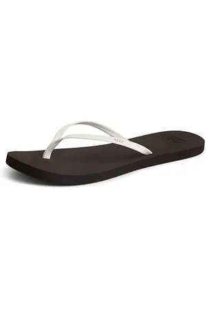 Reef Damen Bliss Nights Flipflop, Brown/White, 37.5 EU
