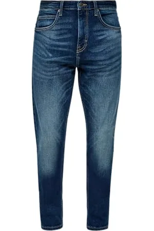 QS by s.Oliver Jeans Shawn/Regular Fit/Mid Rise/Tapered Leg dunkelblau 33/34