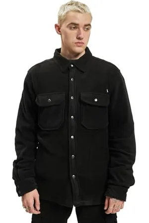 Brandit Jeff Fleece Shirt Long Sleeve, Farbe: Black, Größe: 5XL