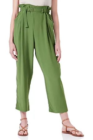 Sisley Damen Trousers 4b5flf015 Pants, 902 Verde, 44 EU