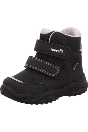 Superfit Jungen GLACIER warm gefütterte Gore-Tex Stiefel, SCHWARZ/HELLGRAU 0010