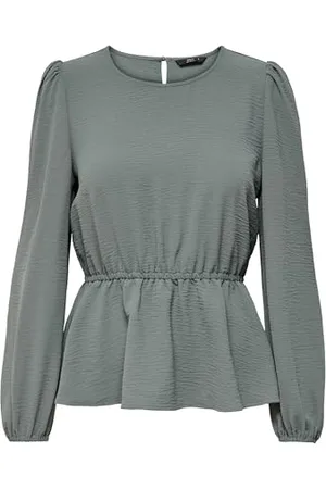 ONLY Damen Onlmette DAR L/S O-Neck Top Noos WVN Langarmshirt 15240593, ,S
