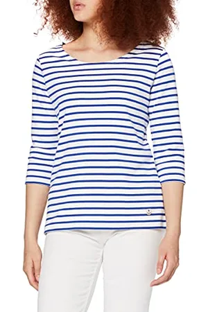 Armor.lux Damen Marinière Guerande Héritage Femme T-Shirt, , 42 (Herstellergröße: 4)
