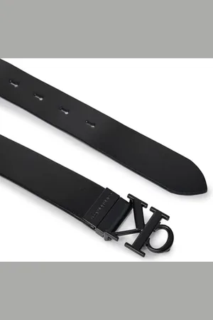 Calvin Klein Jeans Damen Round Mono PL REV LTHR Belt 30MM K60K611489 Gürtel, , 120