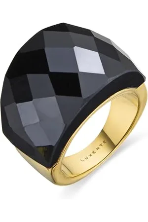 Luxenter Hianvi Ring mit Hydrothermalquarz aus 18 Karat Gelbgold, Metall, Quarz