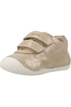 Geox Baby-Mädchen B TUTIM B Sneaker, Beige/Platin, 20 EU