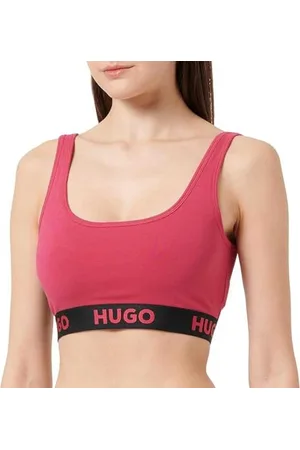HUGO BOSS Damen Sporty Logo Bralette, , S EU