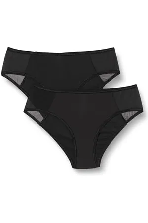 Sloggi Damen Soft Adapt Hipster 2P, Black, XS