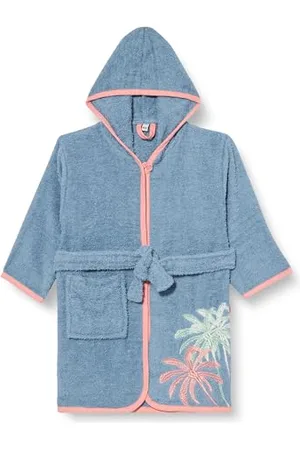 Playshoes Unisex Kinder Frottee-Bademantel Morgenmantel, , 86/92
