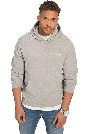 STHUGE Herren Hoodie, Raglan, 1/1 Kapuzenpullover, , XXL Größen