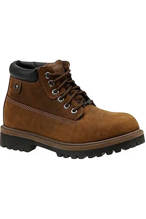 Skechers Sergeants Verdict Herren Stiefel, Dark Brown Waterproof Crazyhorse Leather, 46 EU