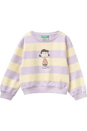 Benetton Mädchen und Mädchen Trikot G/C M/L 3t77G10ey Sweatshirt, , 104 cm