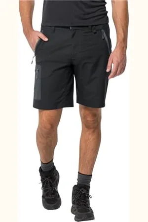 Jack Wolfskin Kinder Active Track Shorts, Black, 50