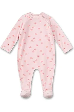 Sanetta Mädchen-Overall aus Nicki | Kuscheliger und bequemer Strampler aus weichem Nicki für Mädchen. | Babyoverall Größe 050