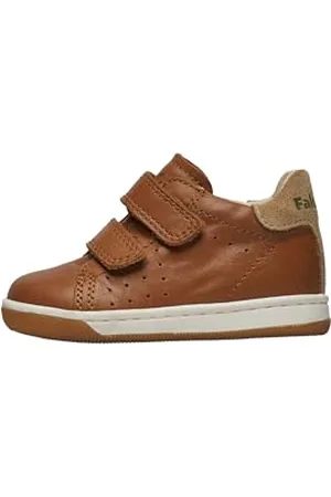 Falcotto Sneakers aus Leder und Veloursleder, Cognac-Weiß 24