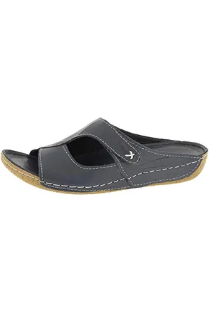 Andrea Conti Damen 0773402 Pantoletten, Blau (D.Blau 017)