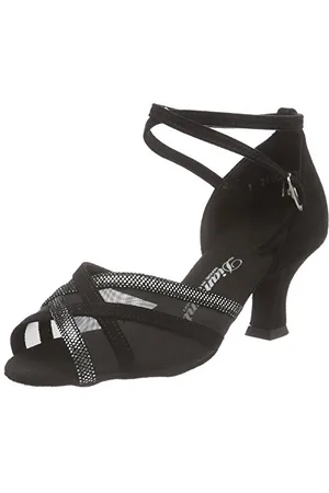 Diamant Damen Latein Tanzschuhe Standard & Latein , Schwarz (Schwarz/Black) , 34 2/3 EU (2.5 UK)