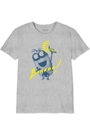 Minions Jungen Boutmints025 T-Shirt, Grau meliert, 14 Jahre